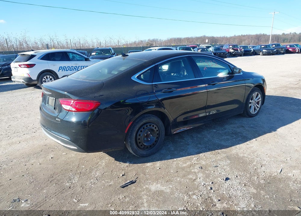 2016 CHRYSLER 200 LIMITED PLATINUM VIN: 1C3CCCABXGN191322