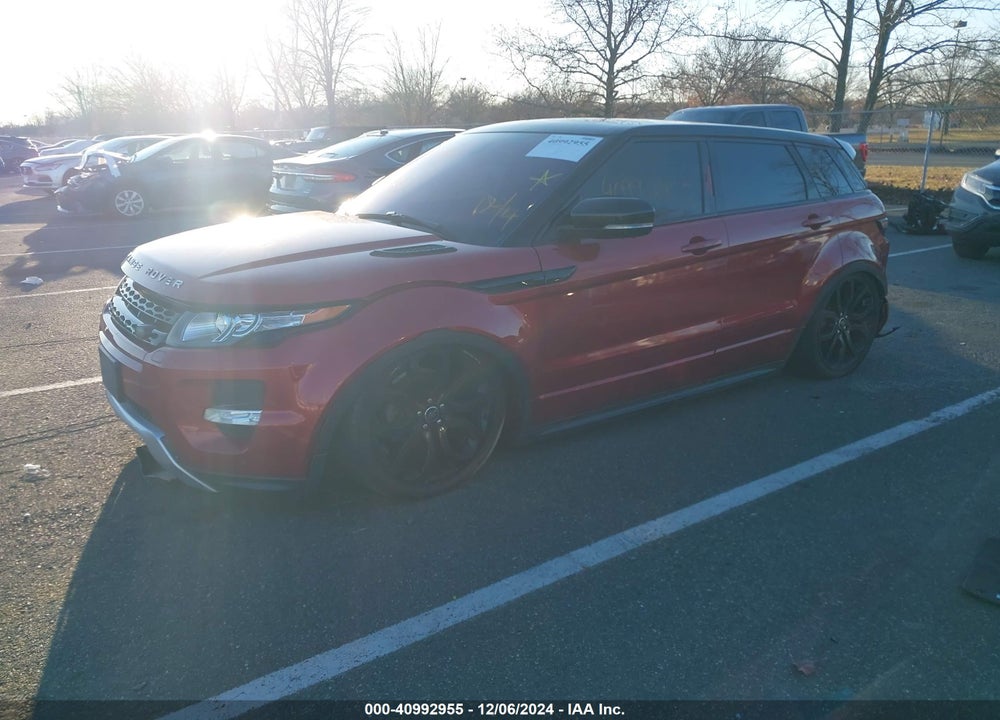 2013 LAND ROVER RANGE ROVER EVOQUE PURE VIN: SALVT2BGXDH778731