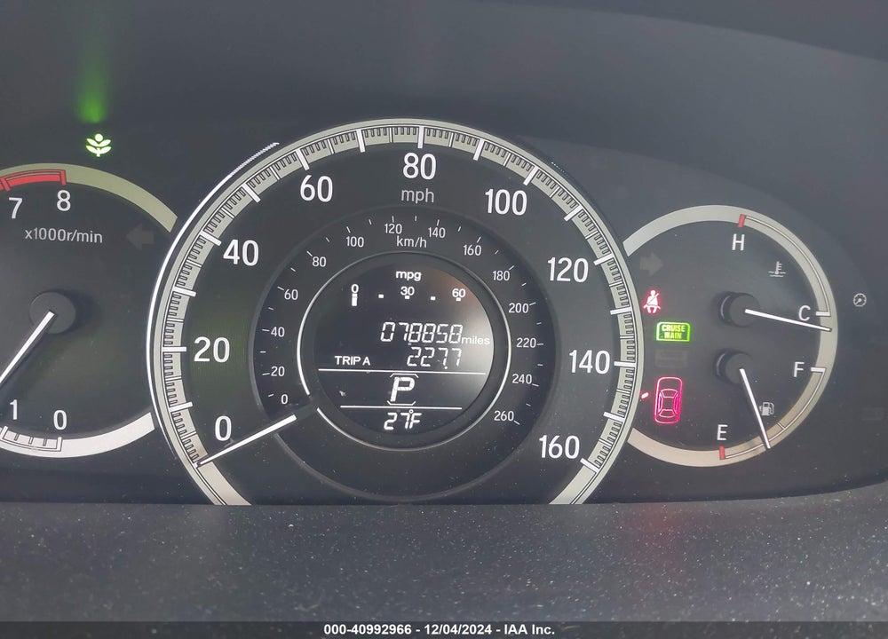 2016 HONDA ACCORD EX-L VIN: 1HGCR2F82GA120819