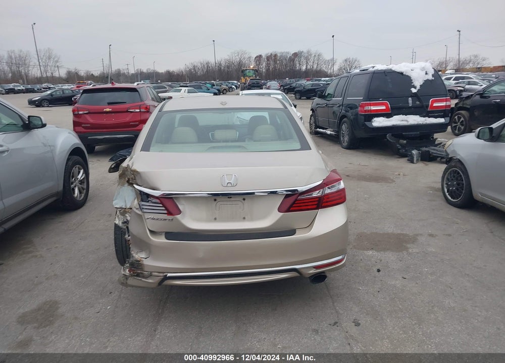 2016 HONDA ACCORD EX-L VIN: 1HGCR2F82GA120819