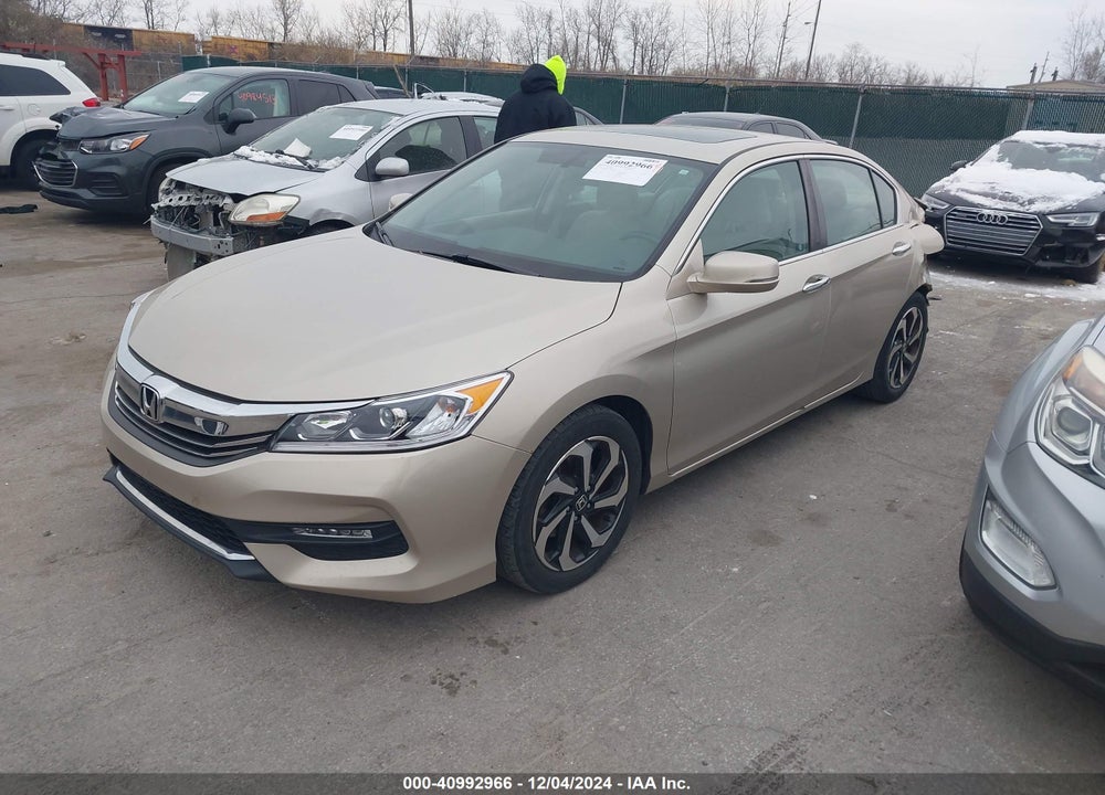 2016 HONDA ACCORD EX-L VIN: 1HGCR2F82GA120819