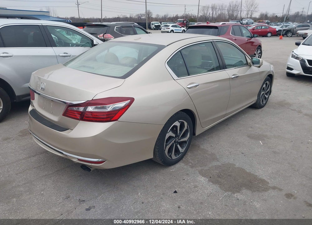 2016 HONDA ACCORD EX-L VIN: 1HGCR2F82GA120819