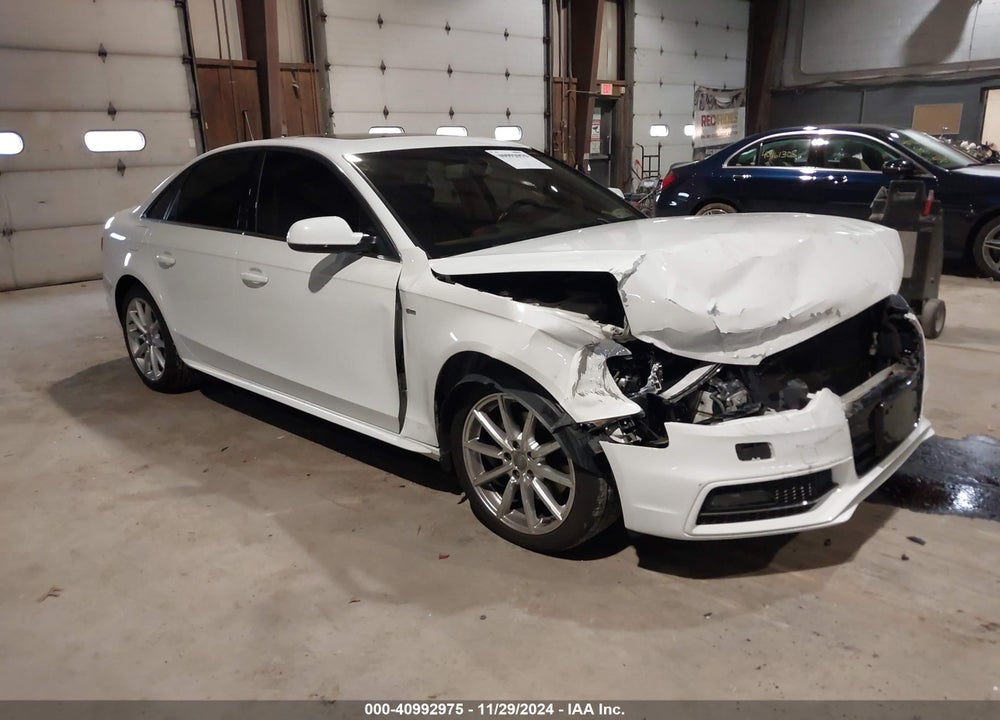 2016 AUDI A4 2.0T PREMIUM VIN: WAUBFAFL4GN009387