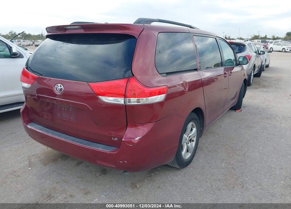 2011 TOYOTA SIENNA LE V6 VIN: 5TDKK3DC5BS097964
