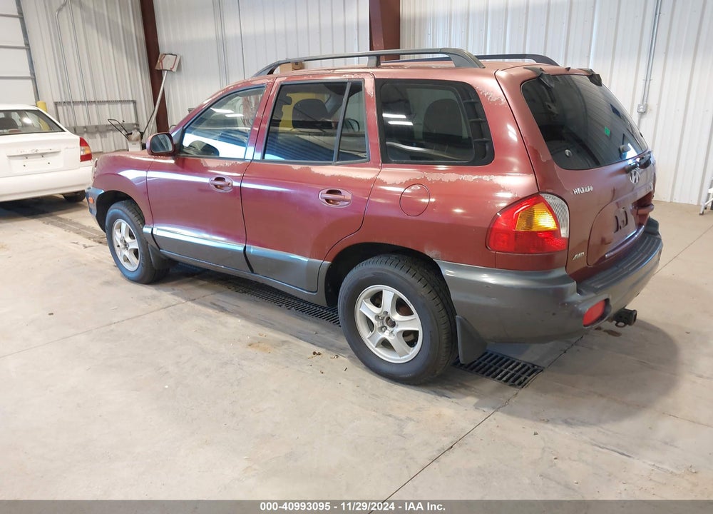 2002 HYUNDAI SANTA FE GLS/LX VIN: KM8SC73D12U197078