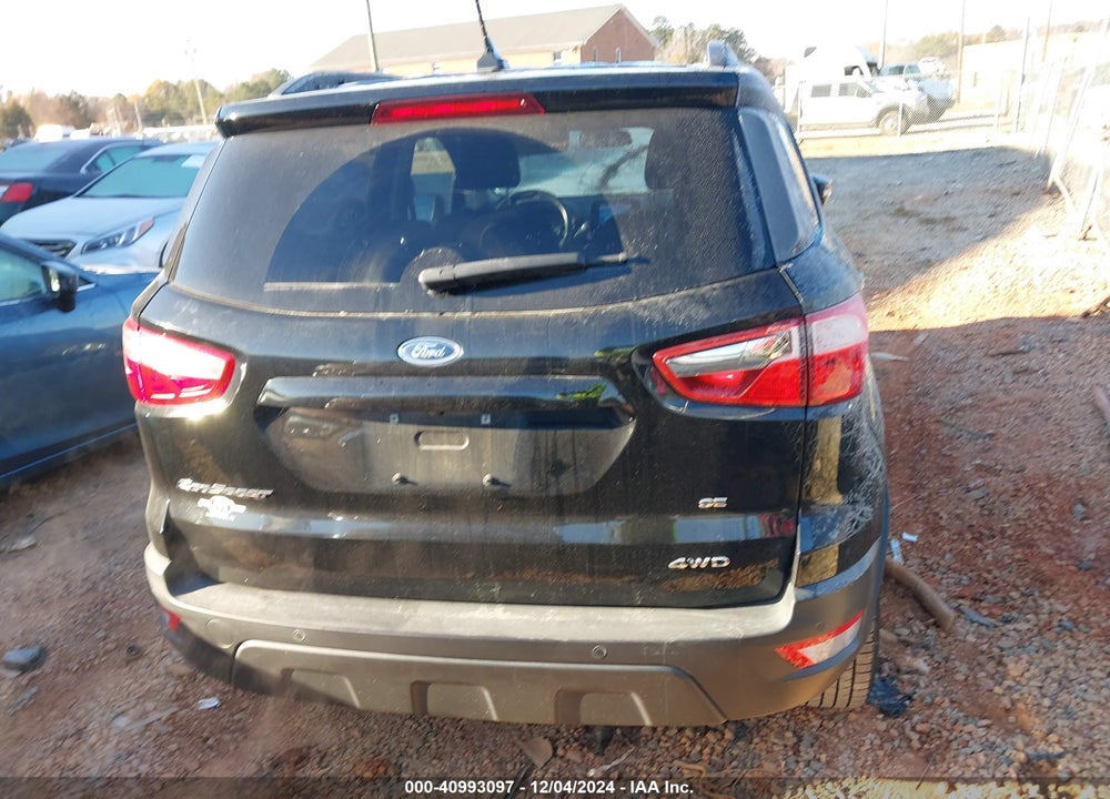 2018 FORD ECOSPORT SE VIN: MAJ6P1UL1JC199484