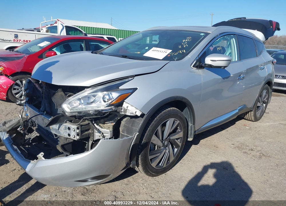2018 NISSAN MURANO PLATINUM VIN: 5N1AZ2MH0JN177699