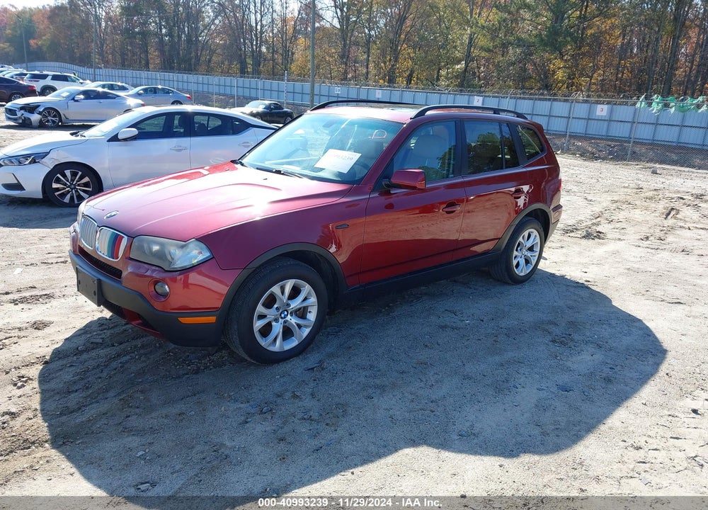 2009 BMW X3 XDRIVE30I VIN: WBXPC93419WJ28382
