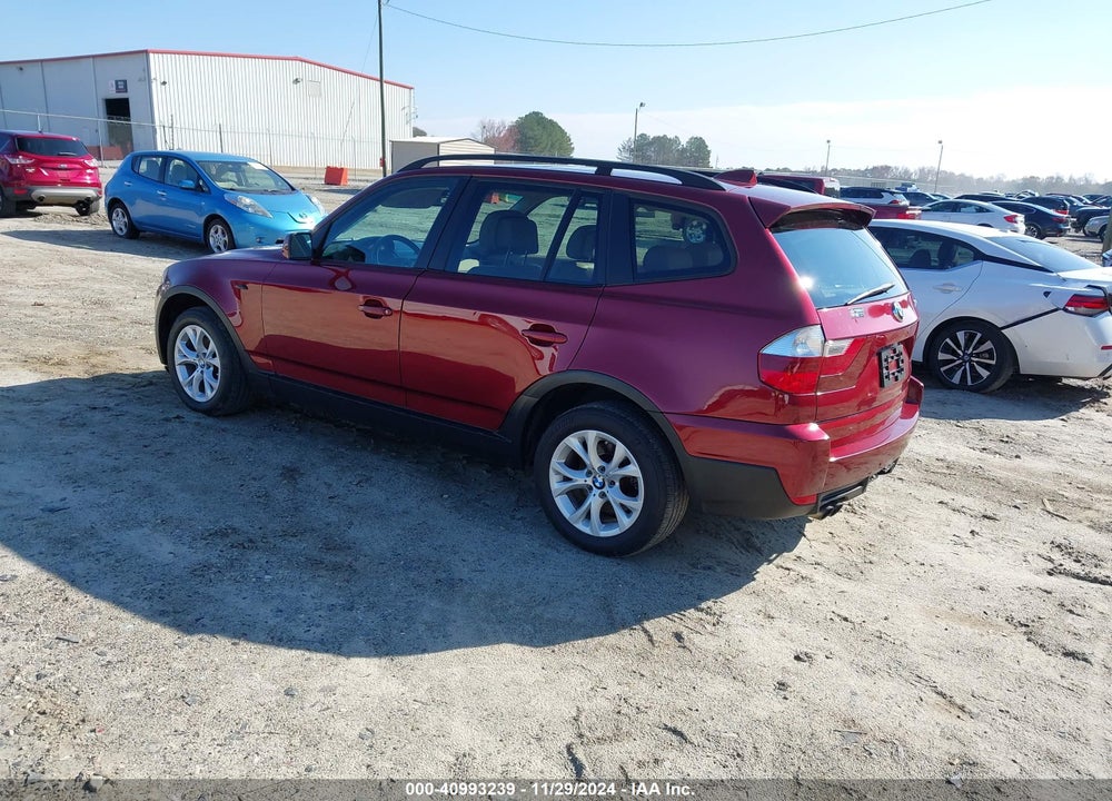 2009 BMW X3 XDRIVE30I VIN: WBXPC93419WJ28382