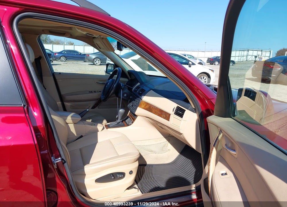 2009 BMW X3 XDRIVE30I VIN: WBXPC93419WJ28382
