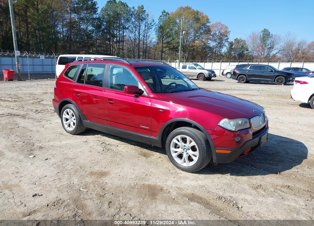 2009 BMW X3 XDRIVE30I VIN: WBXPC93419WJ28382