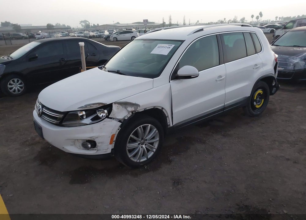 2014 VOLKSWAGEN TIGUAN SE VIN: WVGAV3AX4EW547873