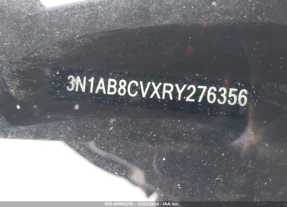 2024 NISSAN SENTRA VIN: 3N1AB8CVXRY276356