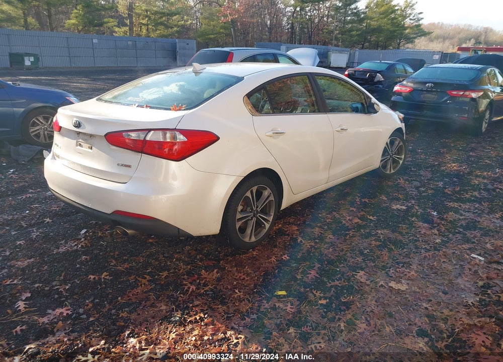 2014 KIA FORTE EX VIN: KNAFX4A88E5161995