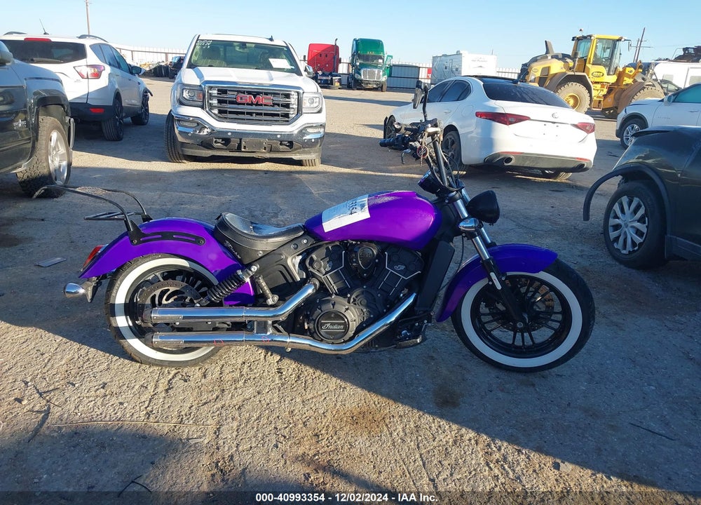 2016 INDIAN MOTORCYCLE CO. SCOUT SIXTY VIN: 56KMSB119G3109509