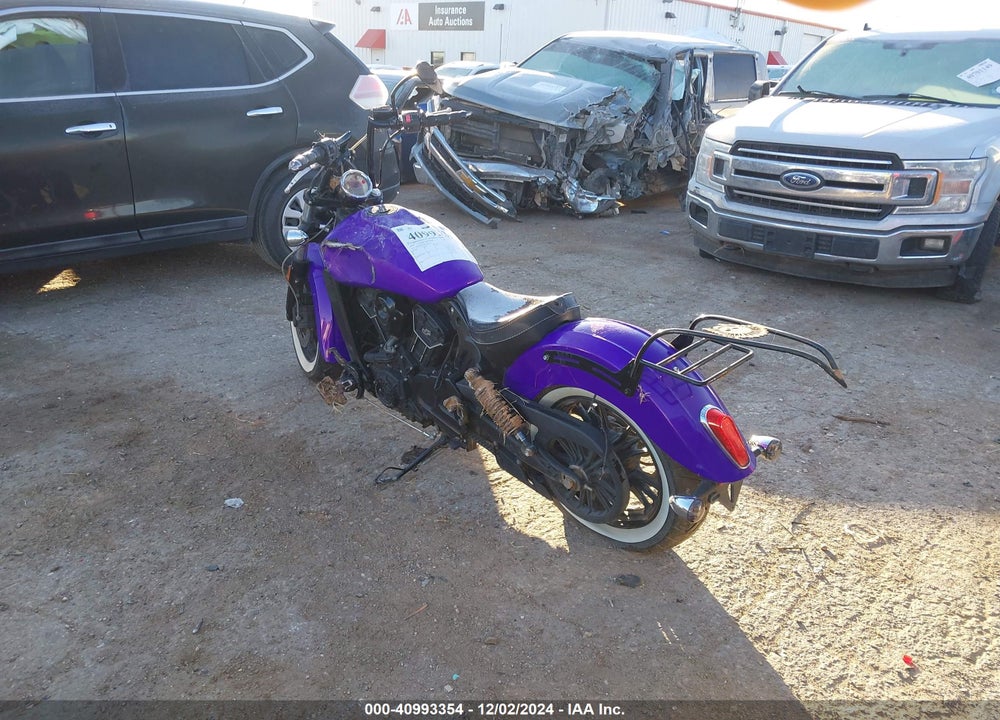 2016 INDIAN MOTORCYCLE CO. SCOUT SIXTY VIN: 56KMSB119G3109509