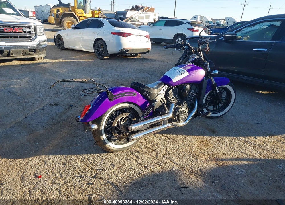 2016 INDIAN MOTORCYCLE CO. SCOUT SIXTY VIN: 56KMSB119G3109509