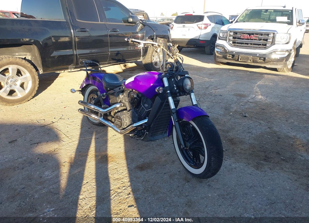 2016 INDIAN MOTORCYCLE CO. SCOUT SIXTY VIN: 56KMSB119G3109509
