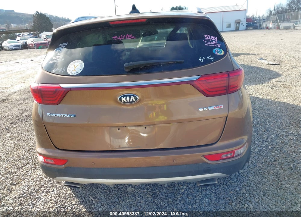 2017 KIA SPORTAGE SX TURBO VIN: KNDPRCA68H7048499