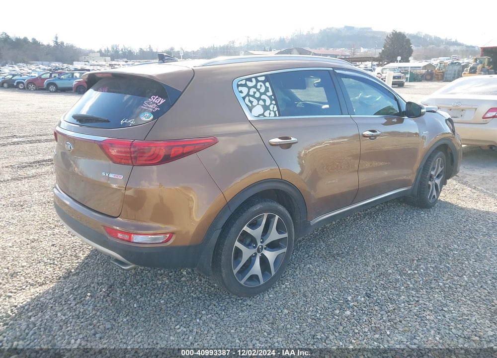 2017 KIA SPORTAGE SX TURBO VIN: KNDPRCA68H7048499