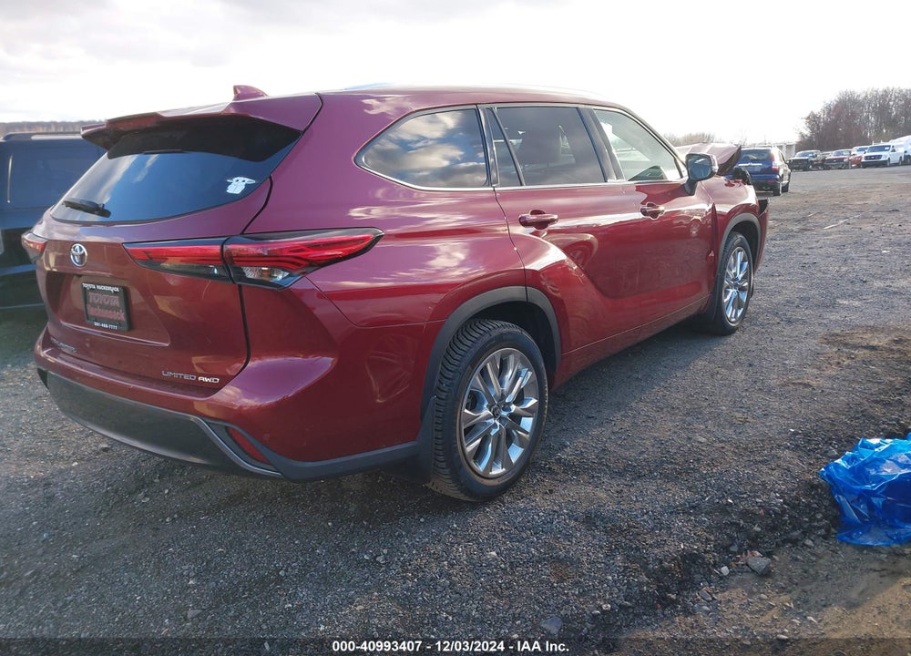 2021 TOYOTA HIGHLANDER LIMITED VIN: 5TDDZRBH1MS547134