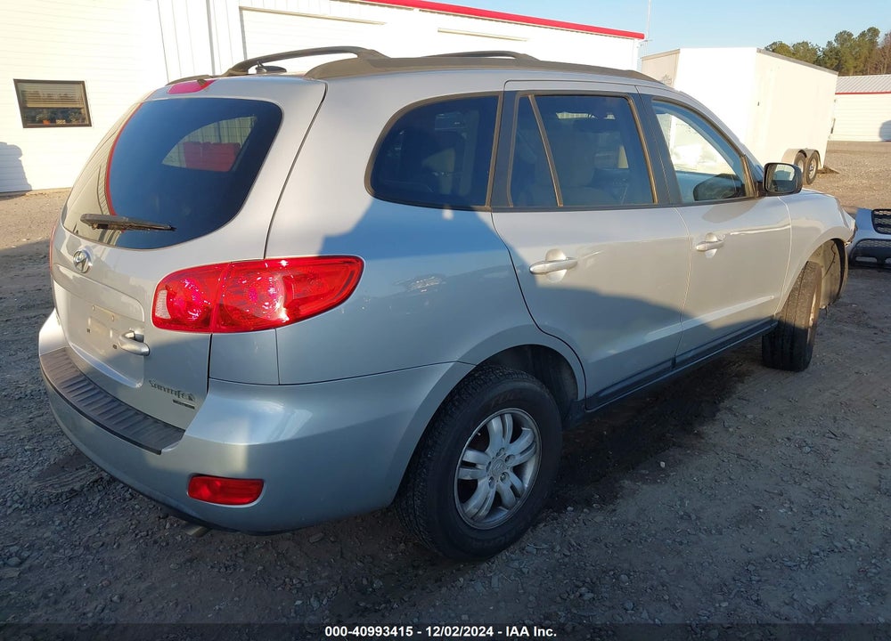 2009 HYUNDAI SANTA FE GLS VIN: 5NMSG73D09H308150