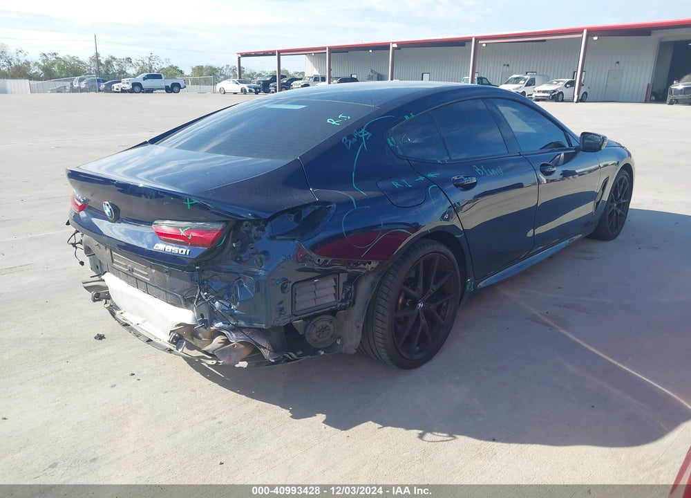 2022 BMW M850I GTAN COUPE VIN: WBAGV8C05NCK22188