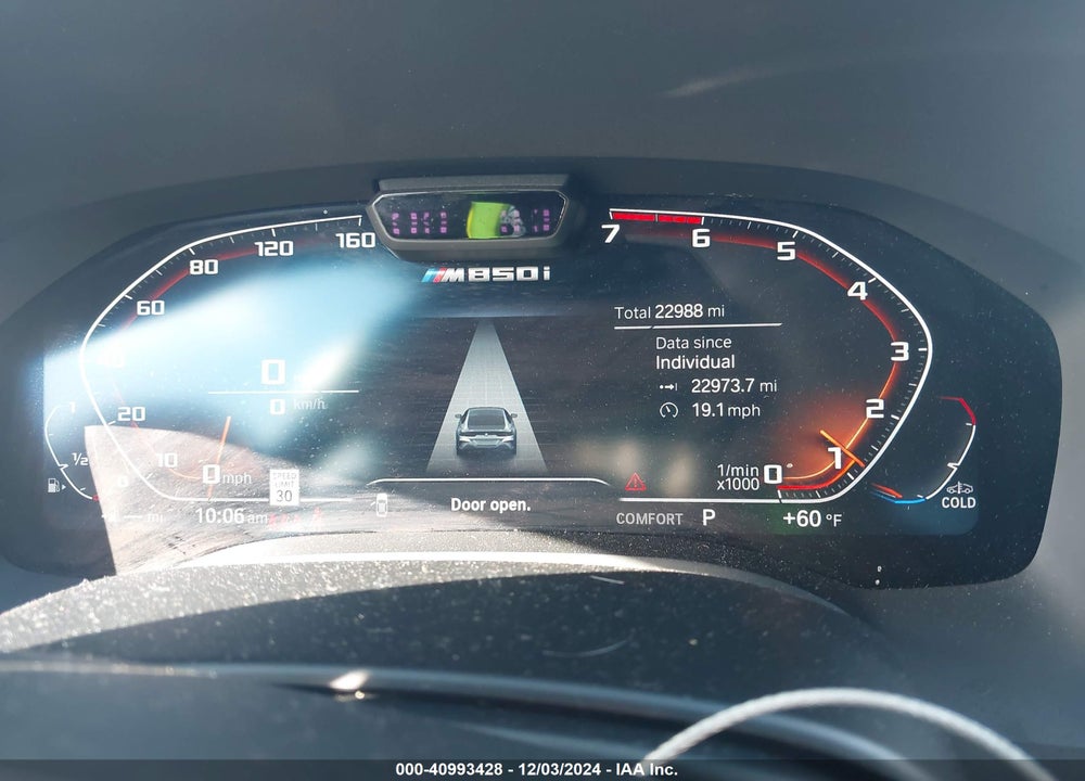 2022 BMW M850I GTAN COUPE VIN: WBAGV8C05NCK22188