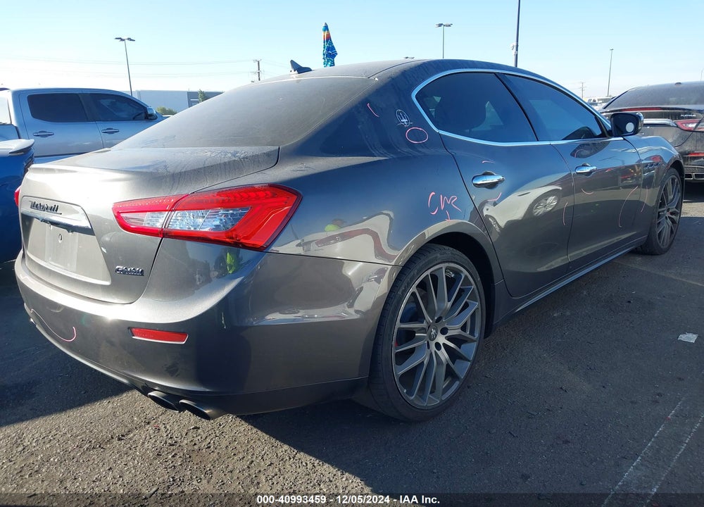 2017 MASERATI GHIBLI VIN: ZAM57XSA4H1205984