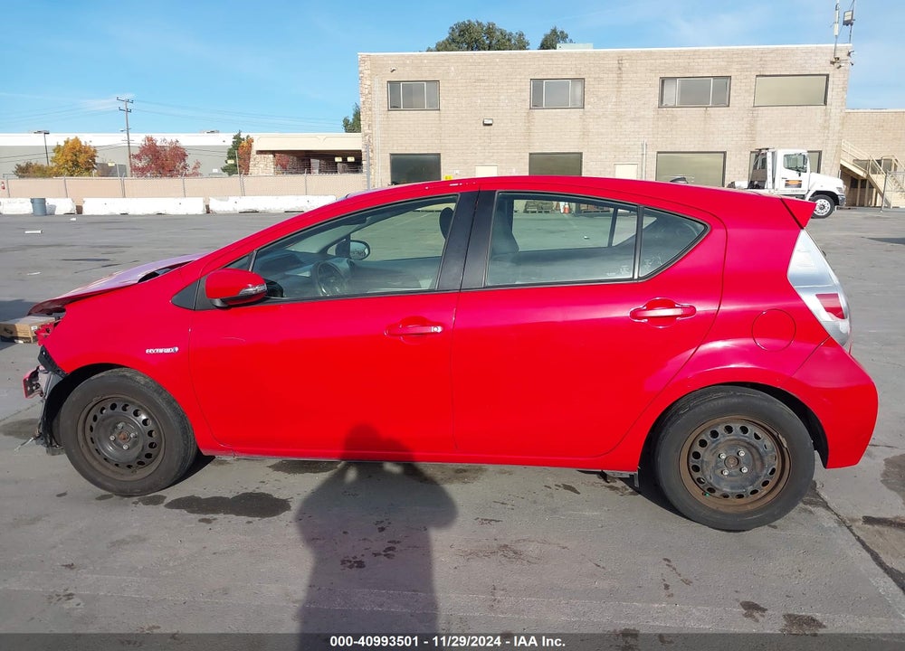 2012 TOYOTA PRIUS C TWO VIN: JTDKDTB35C1502717