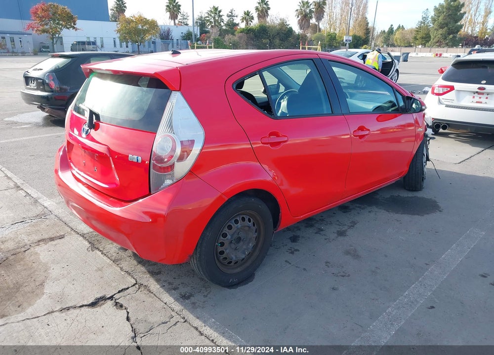 2012 TOYOTA PRIUS C TWO VIN: JTDKDTB35C1502717