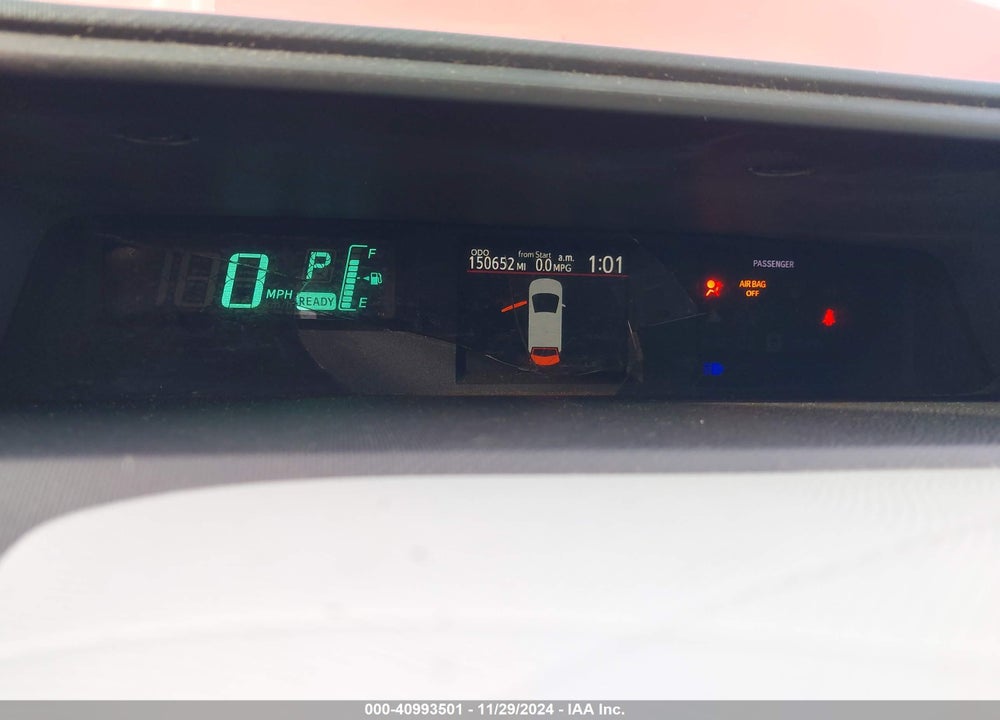 2012 TOYOTA PRIUS C TWO VIN: JTDKDTB35C1502717