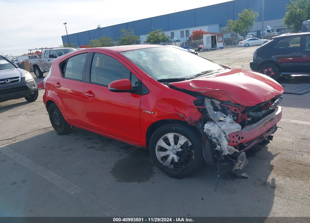 2012 TOYOTA PRIUS C TWO VIN: JTDKDTB35C1502717
