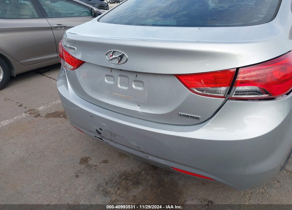 2012 HYUNDAI ELANTRA LIMITED VIN: 5NPDH4AEXCH127132