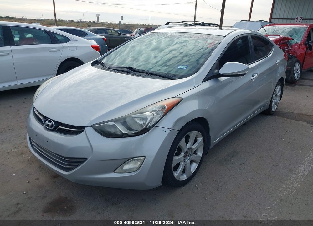 2012 HYUNDAI ELANTRA LIMITED VIN: 5NPDH4AEXCH127132