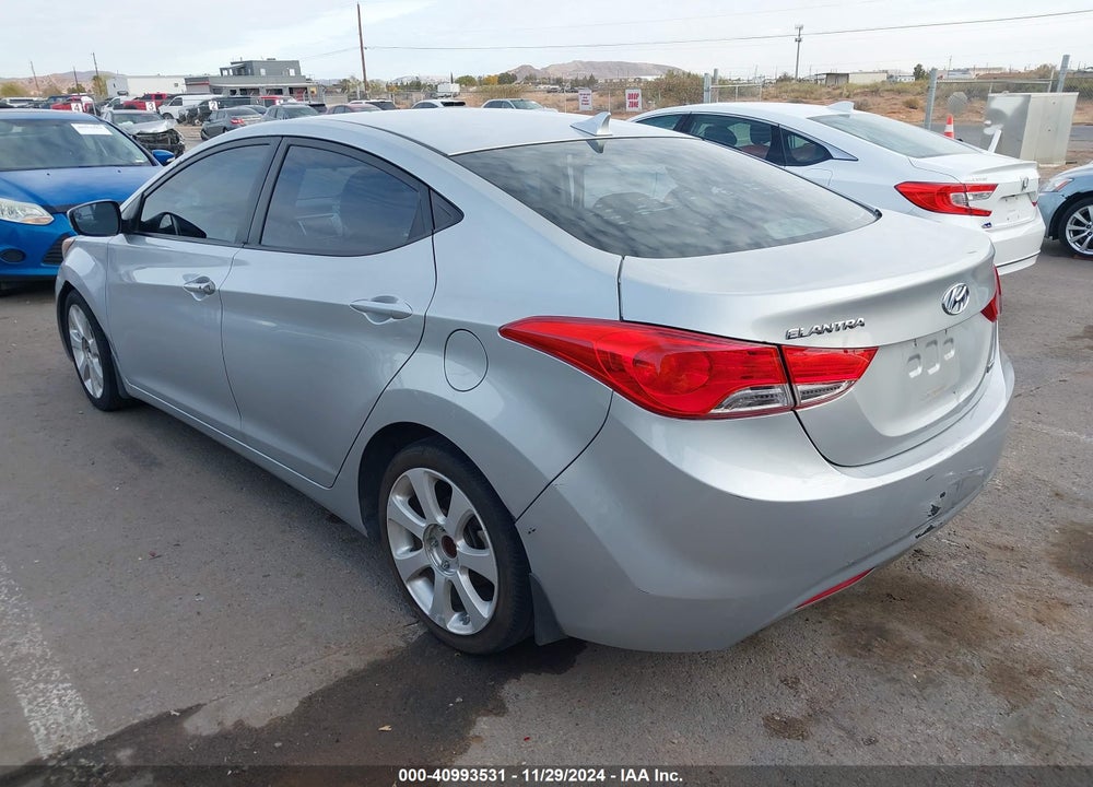 2012 HYUNDAI ELANTRA LIMITED VIN: 5NPDH4AEXCH127132