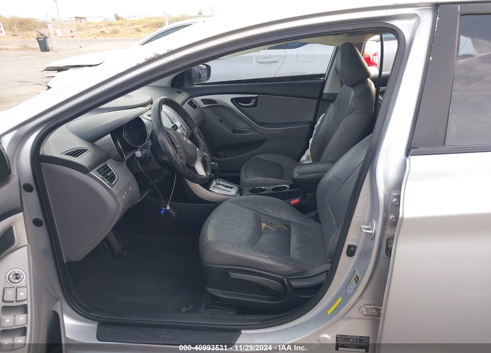 2012 HYUNDAI ELANTRA LIMITED VIN: 5NPDH4AEXCH127132