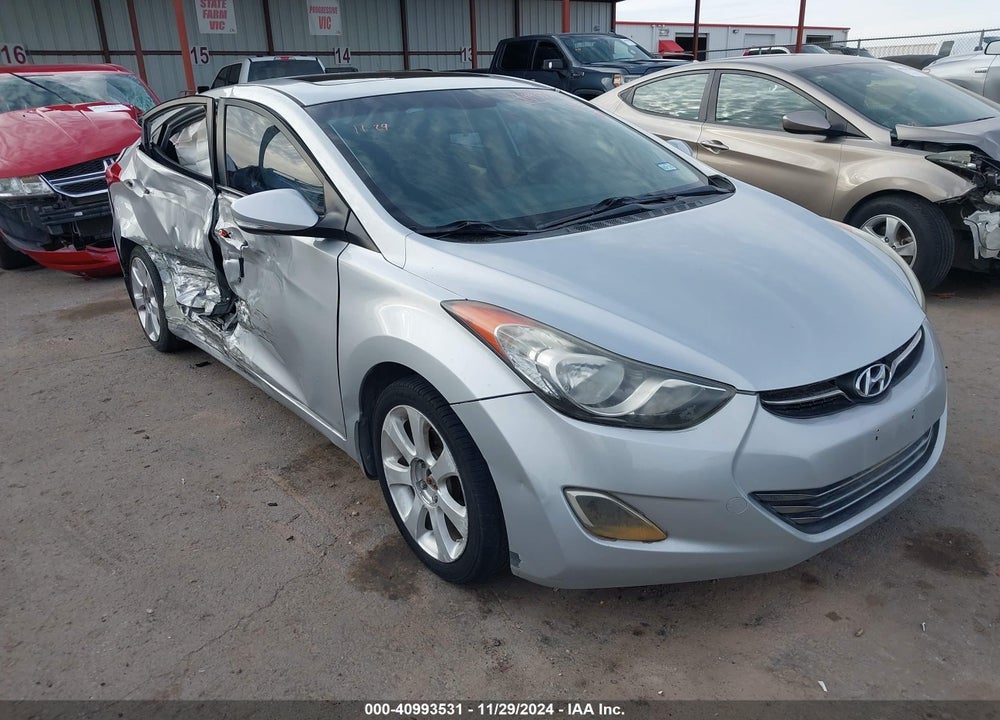 2012 HYUNDAI ELANTRA LIMITED VIN: 5NPDH4AEXCH127132