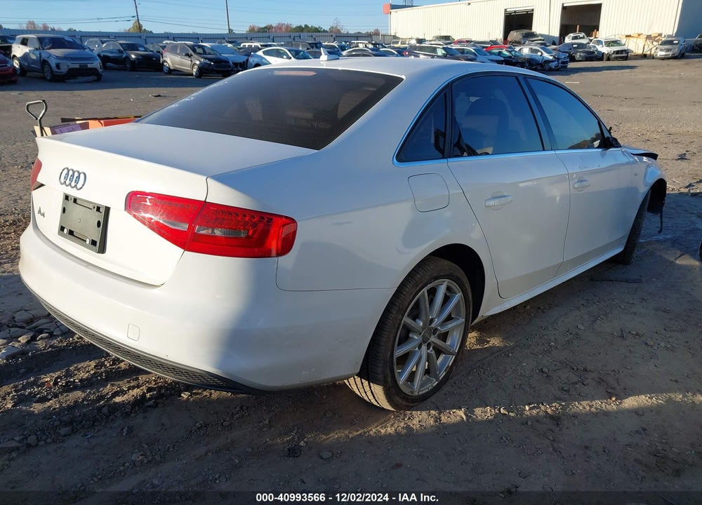 2015 AUDI A4 2.0T PREMIUM VIN: WAUAFAFL9FN030066