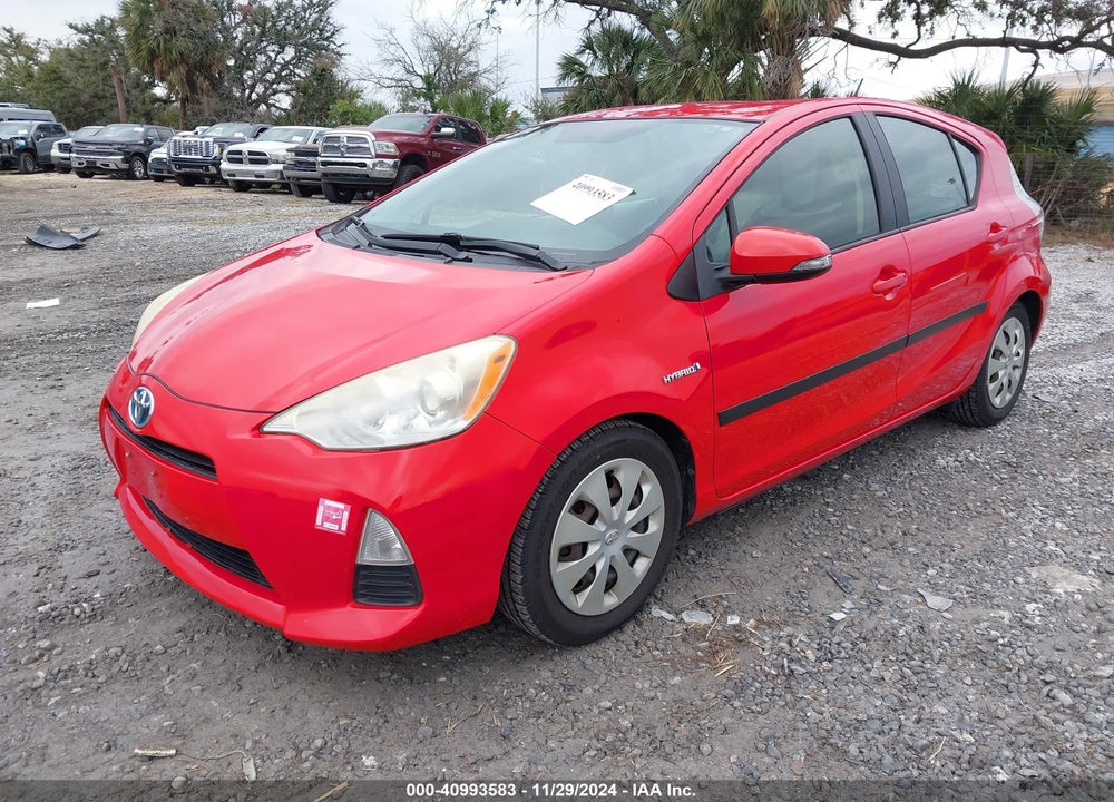 2012 TOYOTA PRIUS C ONE VIN: JTDKDTB35C1004548