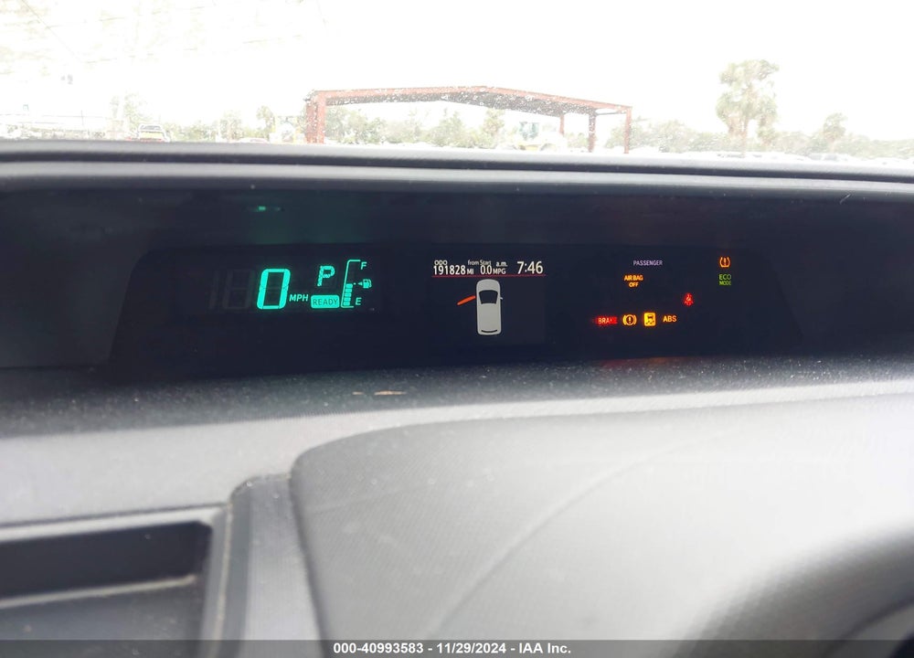 2012 TOYOTA PRIUS C ONE VIN: JTDKDTB35C1004548