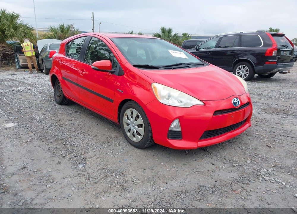 2012 TOYOTA PRIUS C ONE VIN: JTDKDTB35C1004548