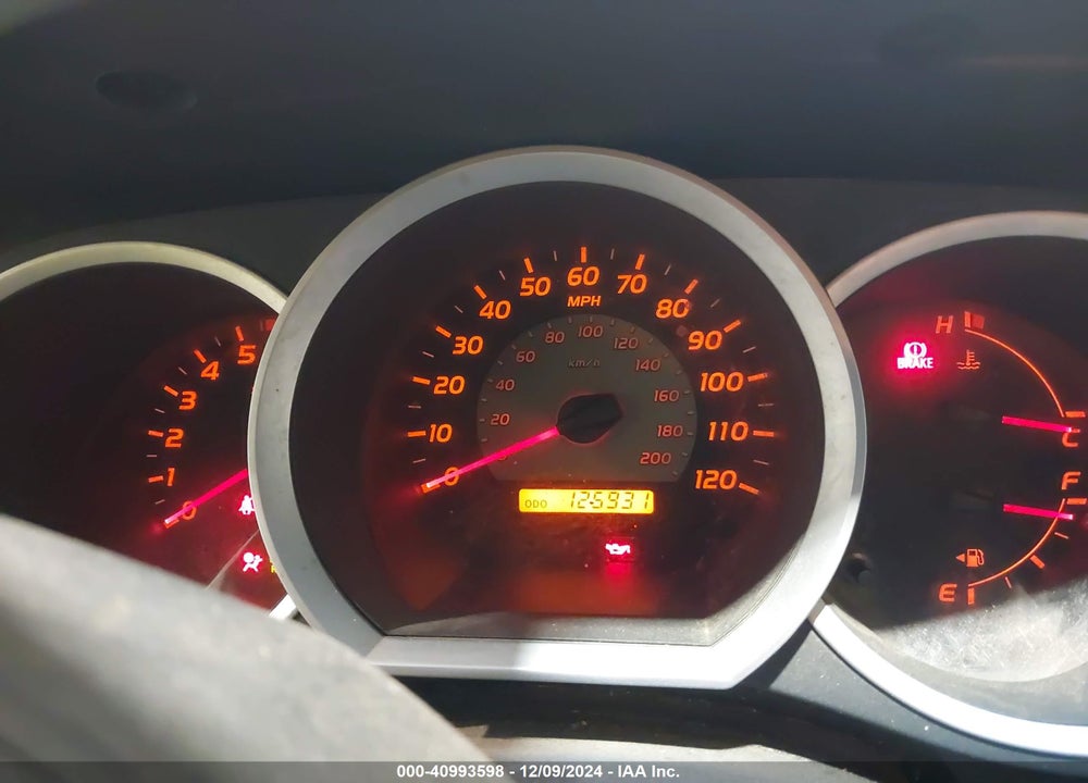 2009 TOYOTA TACOMA VIN: 5TENX22N99Z625564
