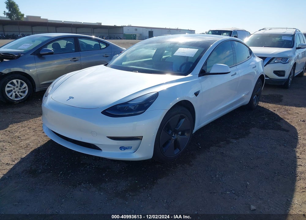 2021 TESLA MODEL 3 STANDARD RANGE PLUS REAR-WHEEL DRIVE VIN: 5YJ3E1EA2MF915929
