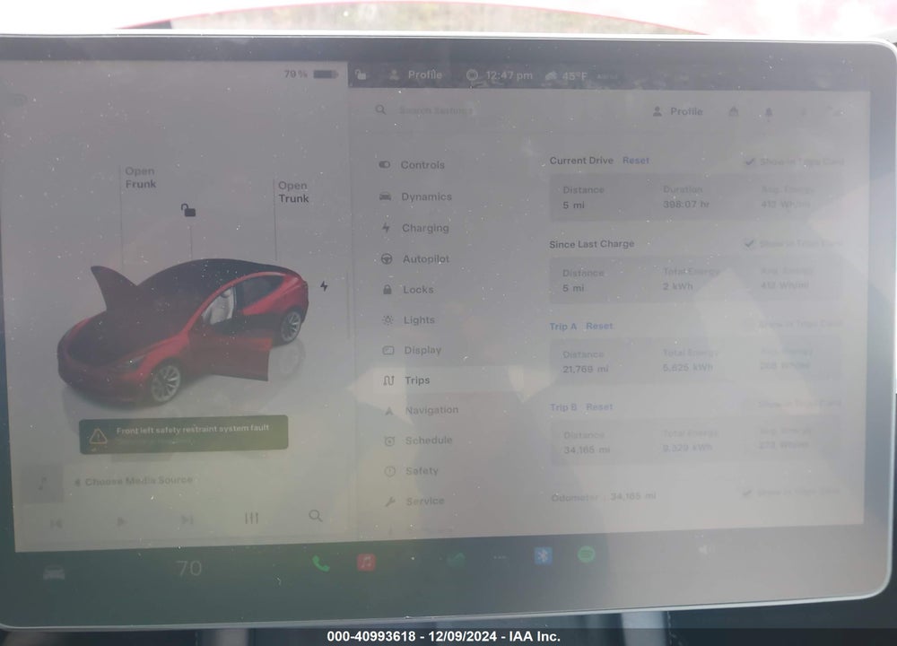 2022 TESLA MODEL 3 LONG RANGE DUAL MOTOR ALL-WHEEL DRIVE VIN: 5YJ3E1EBXNF270280