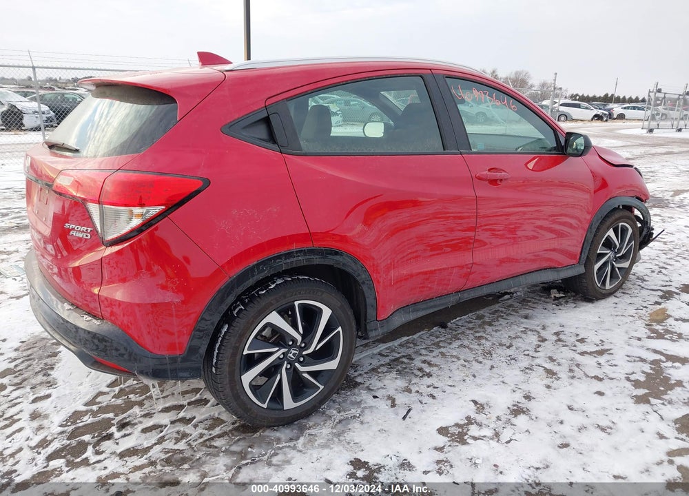 2019 HONDA HR-V SPORT VIN: 3CZRU6H19KG710759