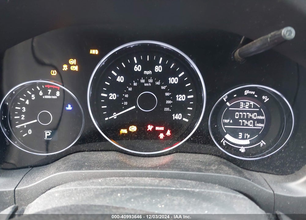 2019 HONDA HR-V SPORT VIN: 3CZRU6H19KG710759