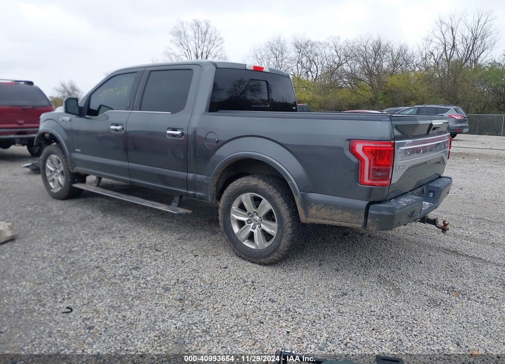 2016 FORD F-150 PLATINUM VIN: 1FTEW1EG3GFD34188