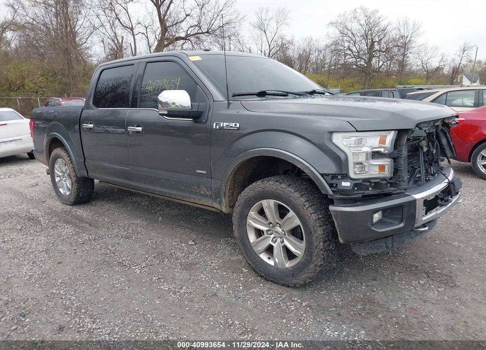2016 FORD F-150 PLATINUM VIN: 1FTEW1EG3GFD34188
