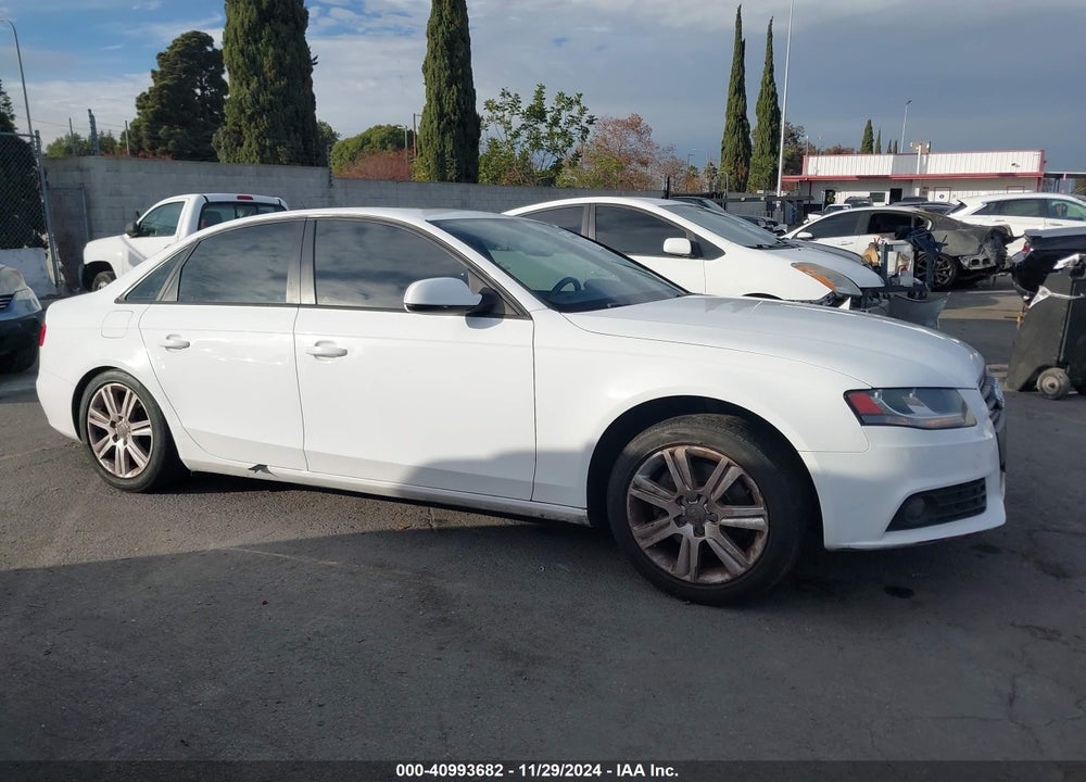 2011 AUDI A4 2.0T PREMIUM VIN: WAUBFAFL6BN046224
